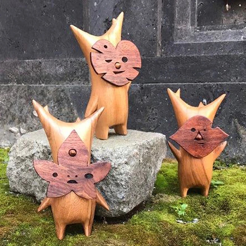 1/2/3 stücke Holz Korok Statue – Woodworking Resin Bewertung und Preis
