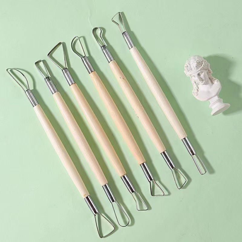 6PCS holzgriff wachs keramik t – Wood Chisel Set Bewertung und Preis